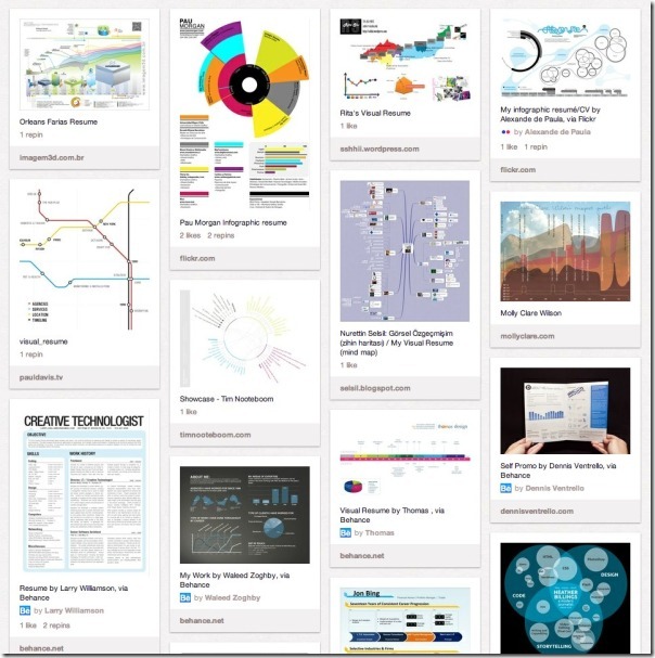 Infographic Visual Resumes